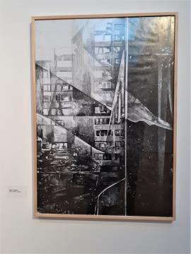 Risba 6 (jesenice), 2020, svinčnik na papirju
